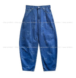 B-point balloon denim pants