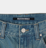 BACK-POINT DENIM PANTS