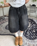 Caro Bermuda Banding Denim Pants
