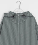 [unisex] Denconi Check String Over Wind Jumper