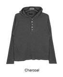 Haraine Waffle Crop Hoodie