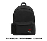 Embroidery One Pocket Backpack