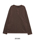 Talo Rib Henley Neck Knit
