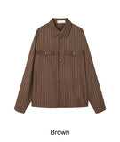 Kuz Herringbone Suede Shirt