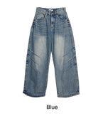 Leiti Dart Wrinkle Denim Pants