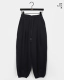 [MADE] Wes Two Pintuck Wide Pile Training Jogger Pants