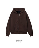 Dove Snap Two-Way Hooded Zip-Up