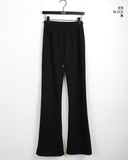 [Mink Lining] Fine Line Bootcut Training Pants