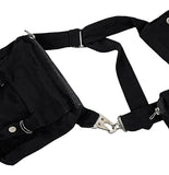 Button Strap Multi Pocket Belt Bag