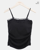 Yorin Lace Sleeveless Top with Built-in Cup