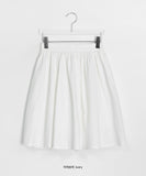 Cueheu Banding Flare Midi Skirt