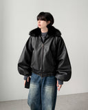 Cledor Balloon Leather Jumper