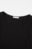 Cape slim hand warmer T-shirt
