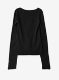 [ EEUN MADE ] V neck slim longsleeved