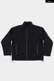 Mockneck low warm fleece zip-up