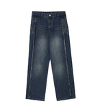 Ocean Wash Side Cut Denim Pants