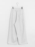 [unisex] Endo banding string pin tuck wide training pants