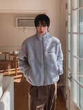 Fog High Neck Zipper Fleece Jacket