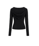 [mnem] Fold Hood Tee