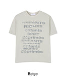 Turren Glitch Lettering Crop Short Sleeve Tee