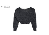 Minty V-Neck Loose Knit