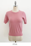 Today Round Basic Short Sleeve Knit