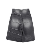 Kaid Unbalance Bermuda Denim Pants
