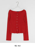 Ahiton Punching Round Neck Cardigan