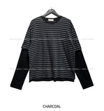 Odd Stripe Layered T-Shirt