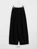 Shana Banding Pin Tuck Cotton Balloon Pants