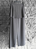 MAMYU Pleated Skirt Pants