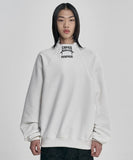 Raglan High Neck Arch Logo Sweatshirt