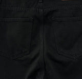 High Waist Black Bootcut Pants