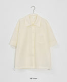 [Unisex] Ruggen Seersucker Nylon String Short Sleeve Shirt
