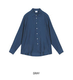 Mirow See-through Basic Long Sleeve Shirt