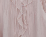 Morein Frill Short Sleeve Blouse