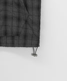 [unisex] Loved Summer Check Hooded Vest