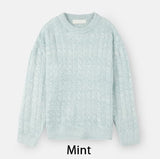 Mod Hairy Cable Knit