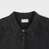 Flow Pigment Washing Short Sleeve Shirt