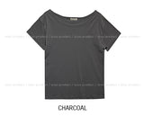 [U-BASIC] Summer Daily Boat Neck Loose Short Sleeve