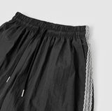 Rustling Cooling Two-Way Side Lace Track Banding Pants
