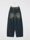 Ryoneta Bijo Washing Wide Denim Pants