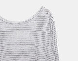 Herin Striped Frill Long-Sleeve T-Shirt