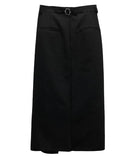 Belle Adjust Diagonal Unbalanced Long Skirt