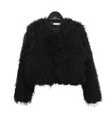 Coteo Crop Fur Jacket