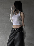 Stud Halter Sleeveless