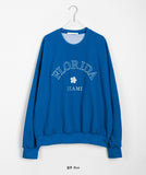 [unisex] Sitchi Florida Lettering Over Sweatshirt