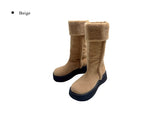 Tumo Winter Fur Long Middle Boots