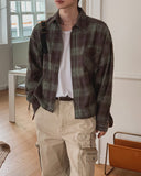 Broy Damage Check Crop Shirt