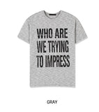Impri Slub Lettering Short Sleeve T-shirt